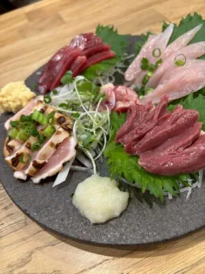 宮崎地鶏の刺身